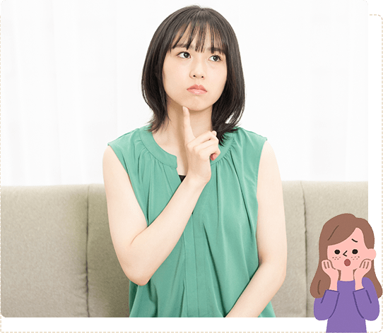 お悩み 写真